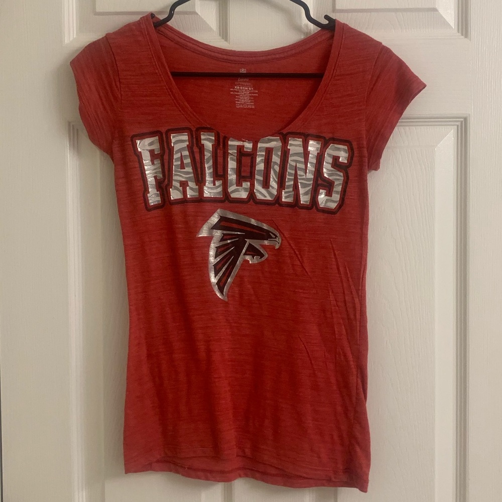 Red NFL Falcons Football Sports T 🏈